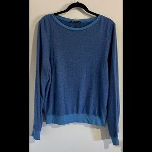Wildfox Blue Soft Crew Sweatshirt size M